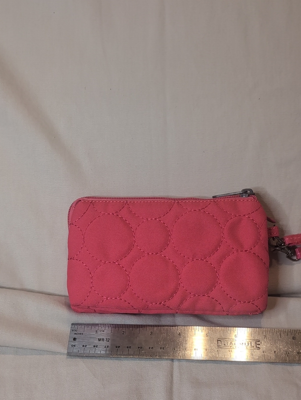 Thirsty One - Bright Pink Quilted Wristlet Pouch - Stylish Women's Bag